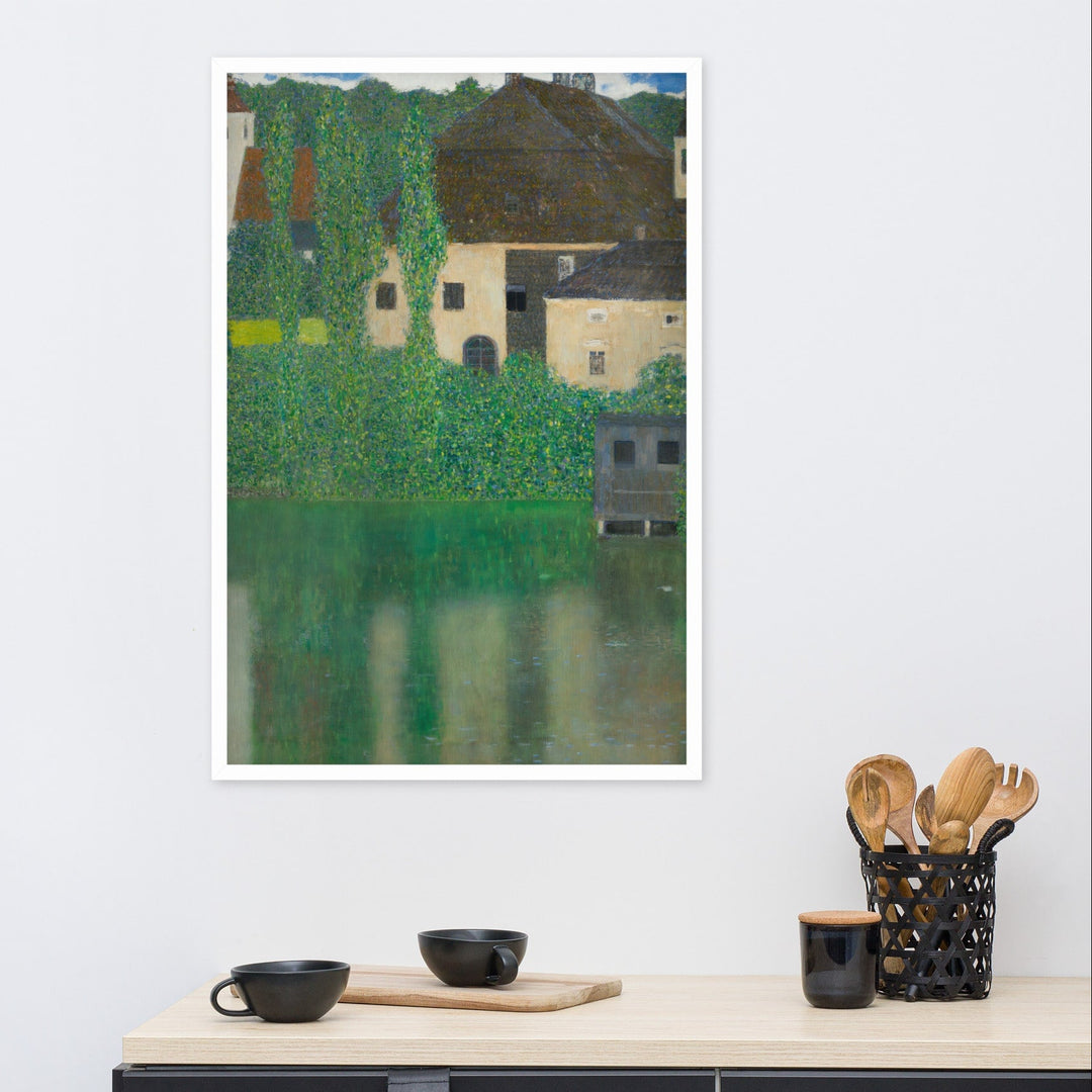 Poster - Gustav Klimt, Water Castle Kammer on Attersee