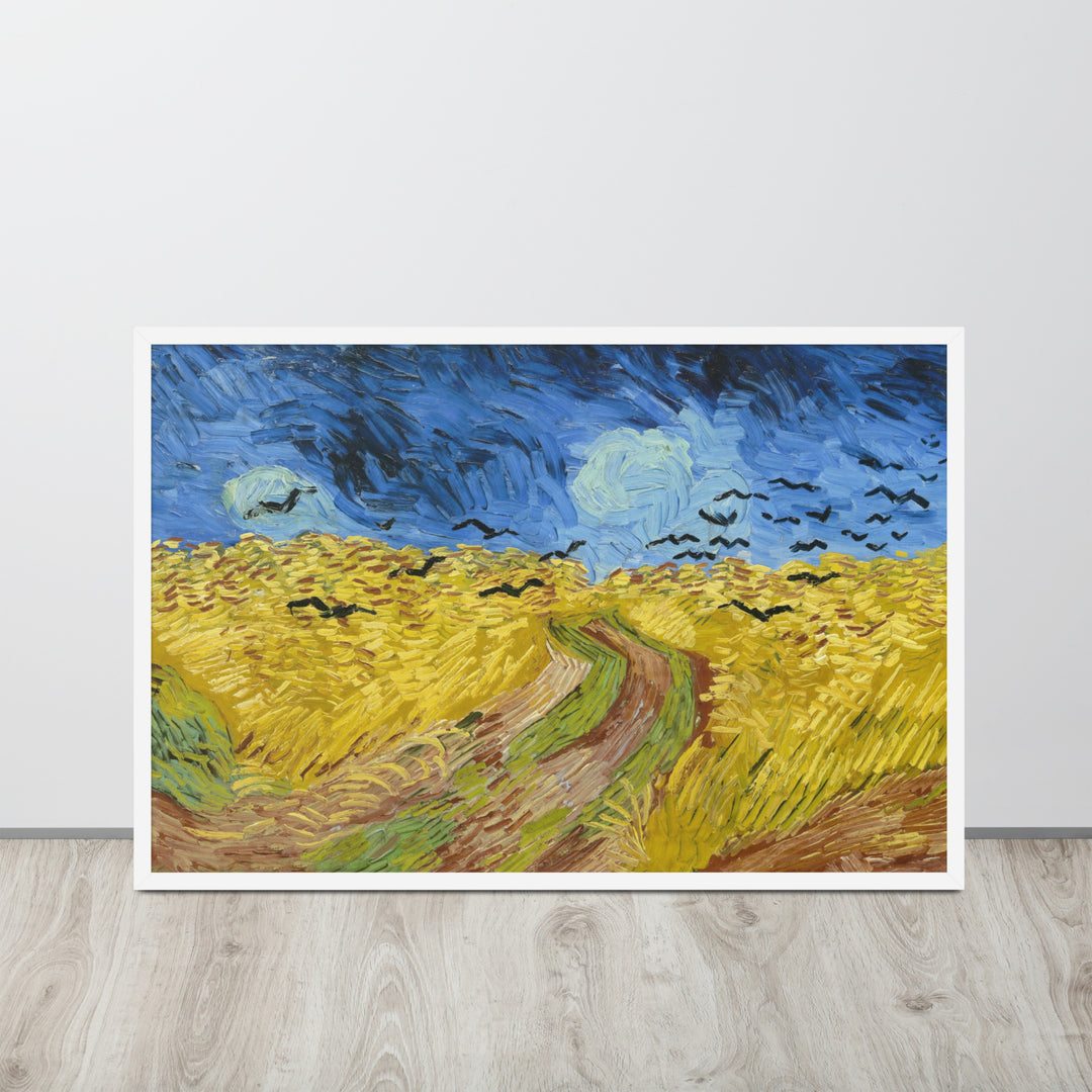 Affiche - Van Gogh, Tarweveld met kraaien