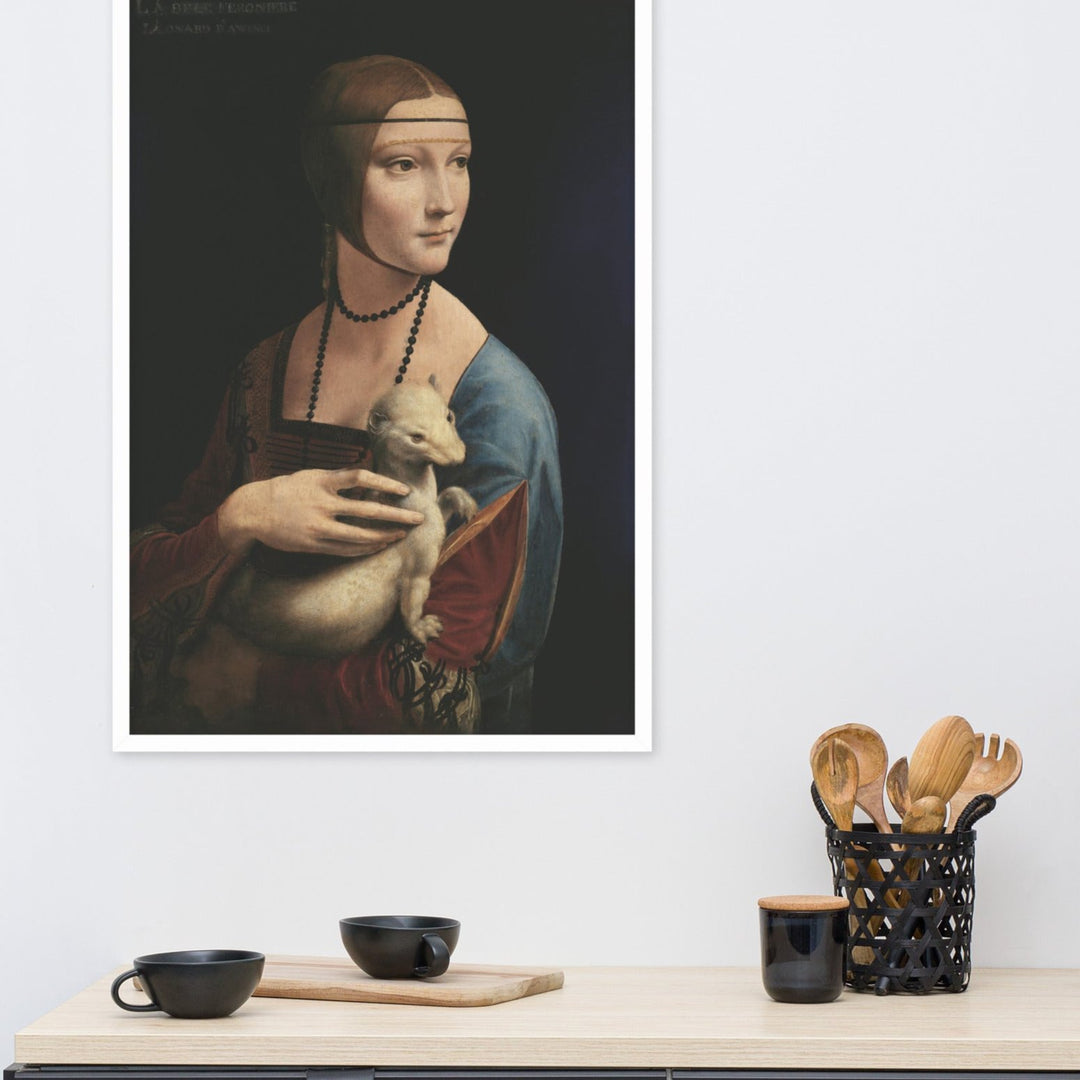 Poster - Leonardo da Vinci, Dame met de hermelijn