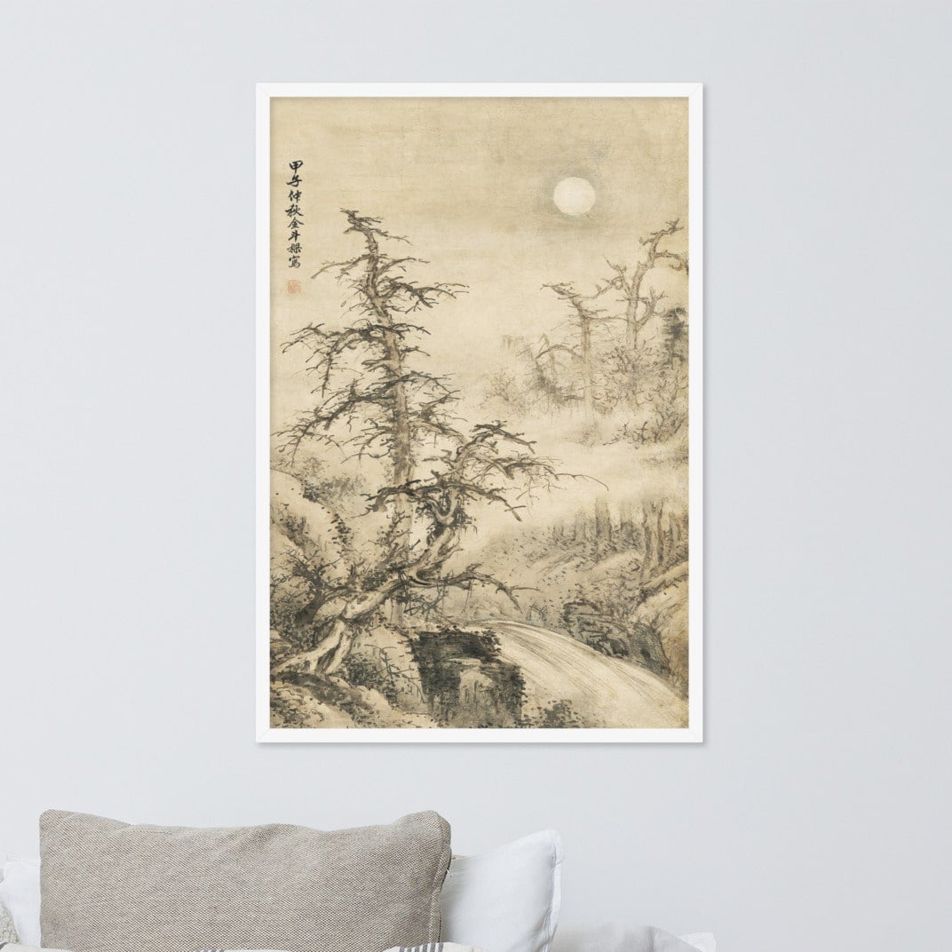 enhanced-matte-paper-framed-poster-_cm_-white-61x91-cm-mondnachtige-herbstlandschaft