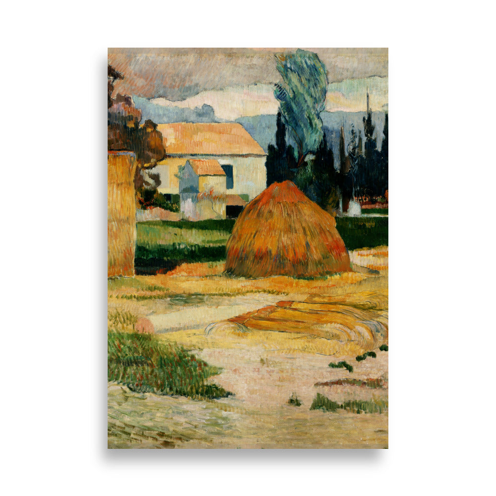 Affiche - Paul Gauguin, Landschap bij Arles