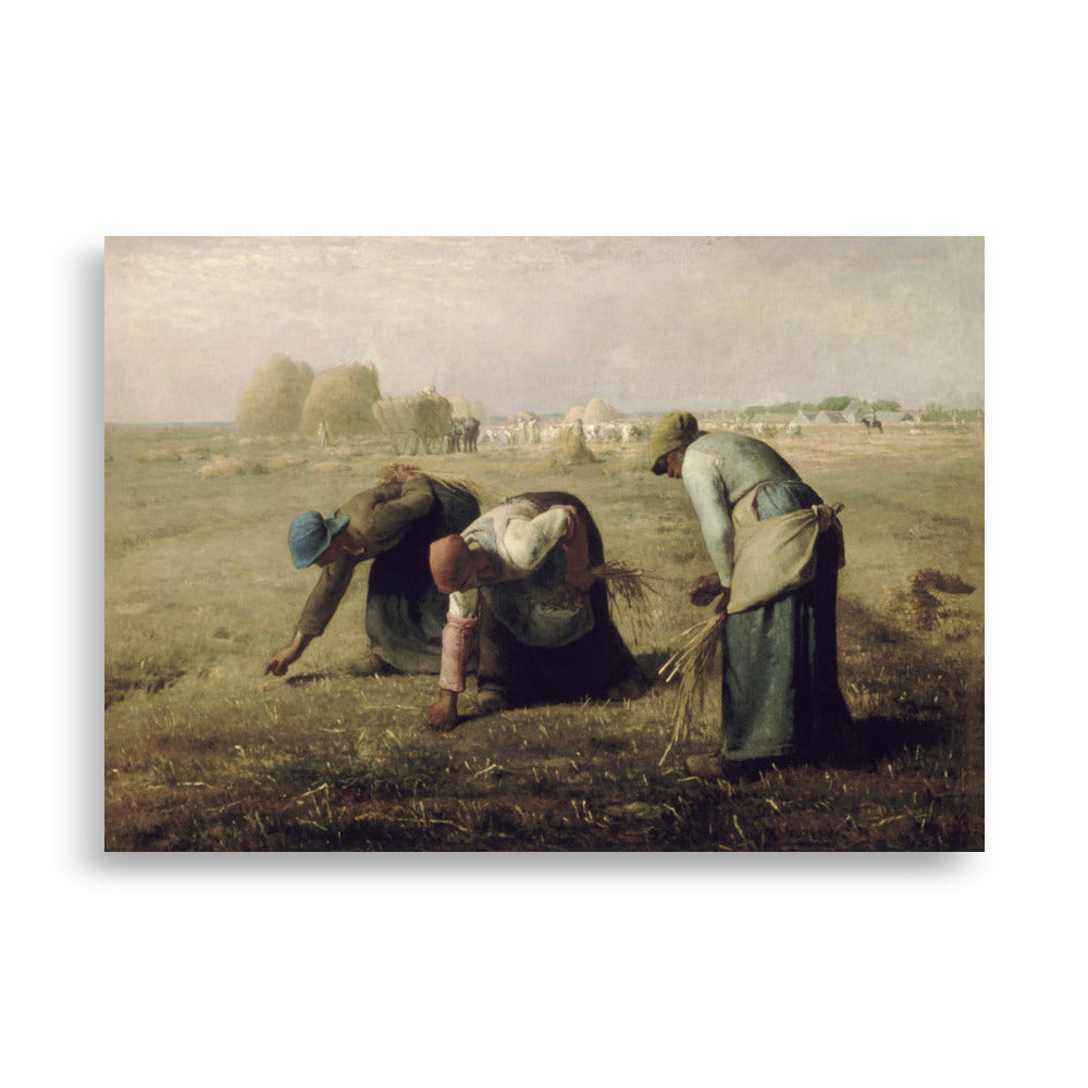 Póster - Jean-François Millet, Las espigadoras