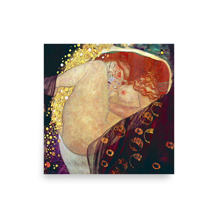 Affiche - Gustav Klimt, Danae