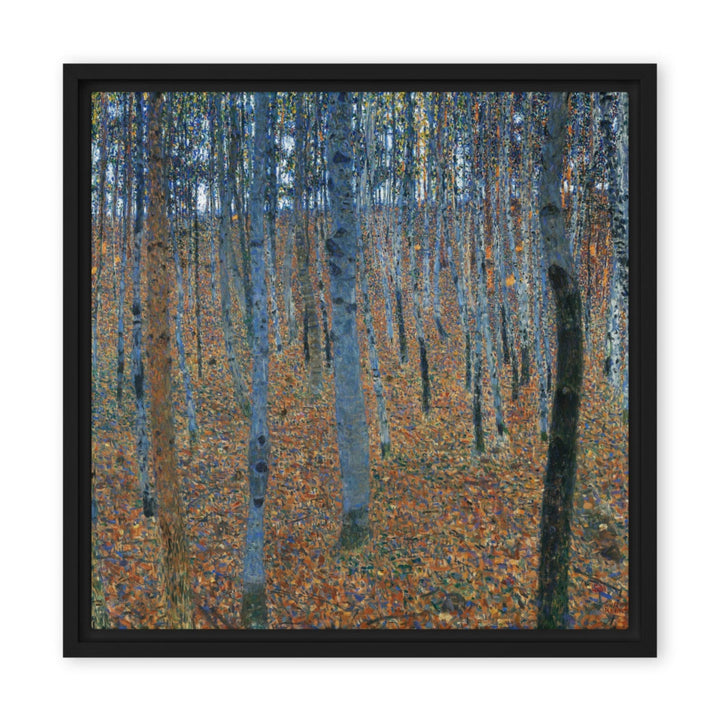 Leinwand - Gustav Klimt, Buchenwald Schwarz / 41x41 cm (16″×16″) artlia