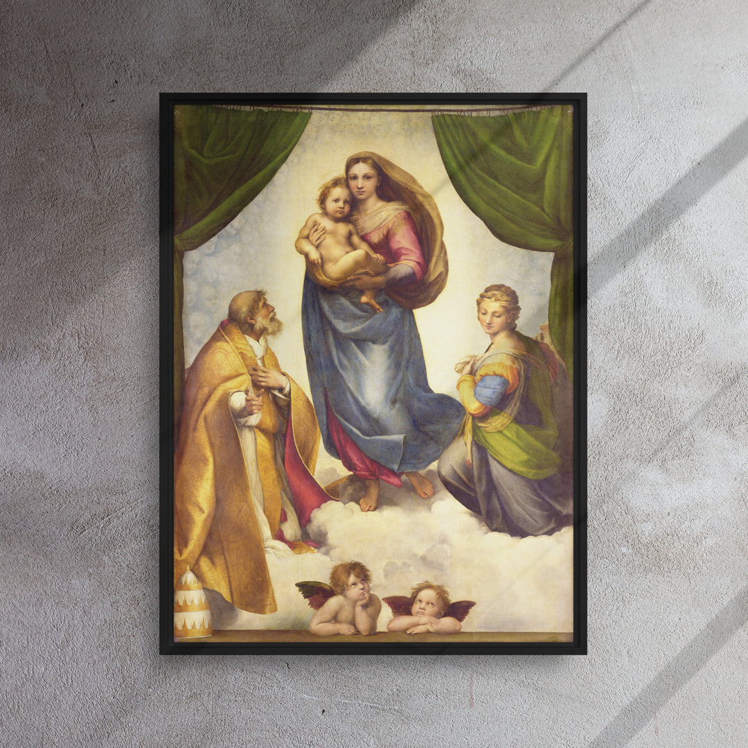 Lienzo - Raffaello Sanzio da Urbino, La Madonna Sixtina