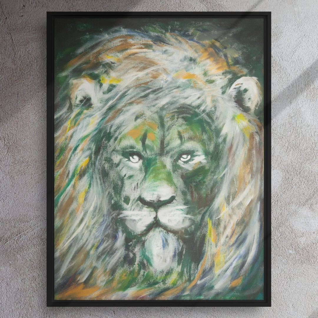 Canvas - Green Lion, Hyoun Wook Song