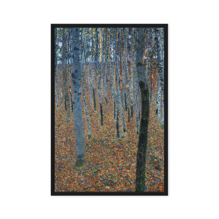 Leinwand - Gustav Klimt, Buchenwald Schwarz / 61x91 cm (24″×36″) artlia