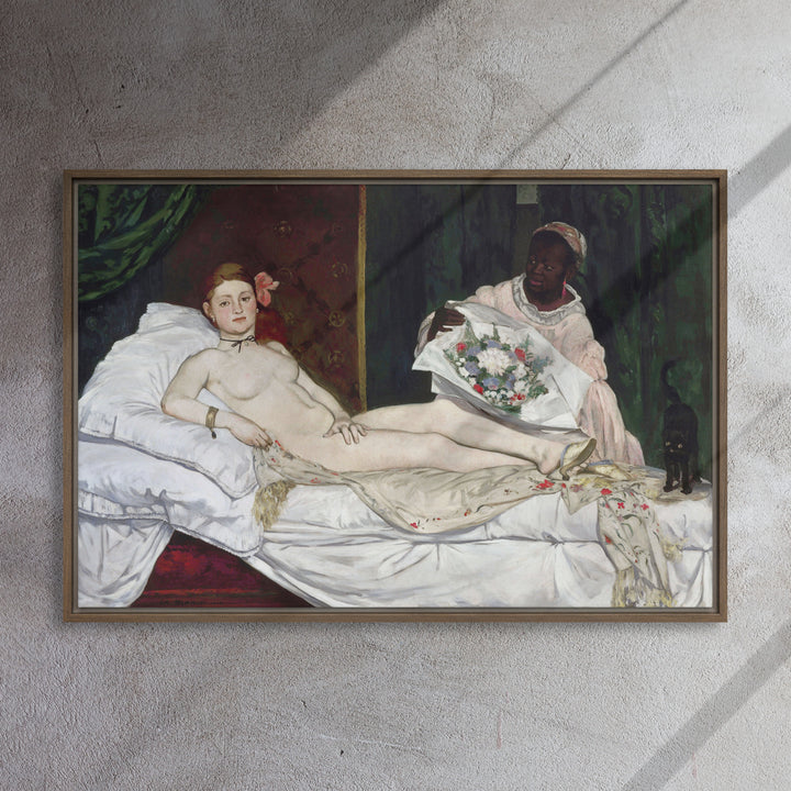 framed-canvas-_in_-brown-24x36-front-canvas-edouard-manet-olympia