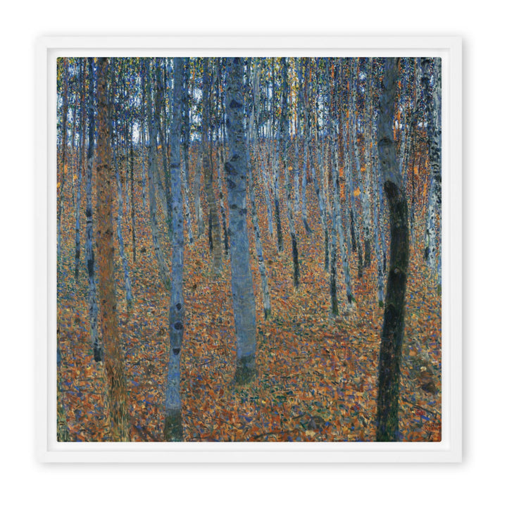 Leinwand - Gustav Klimt, Buchenwald Weiß / 41x41 cm (16″×16″) artlia
