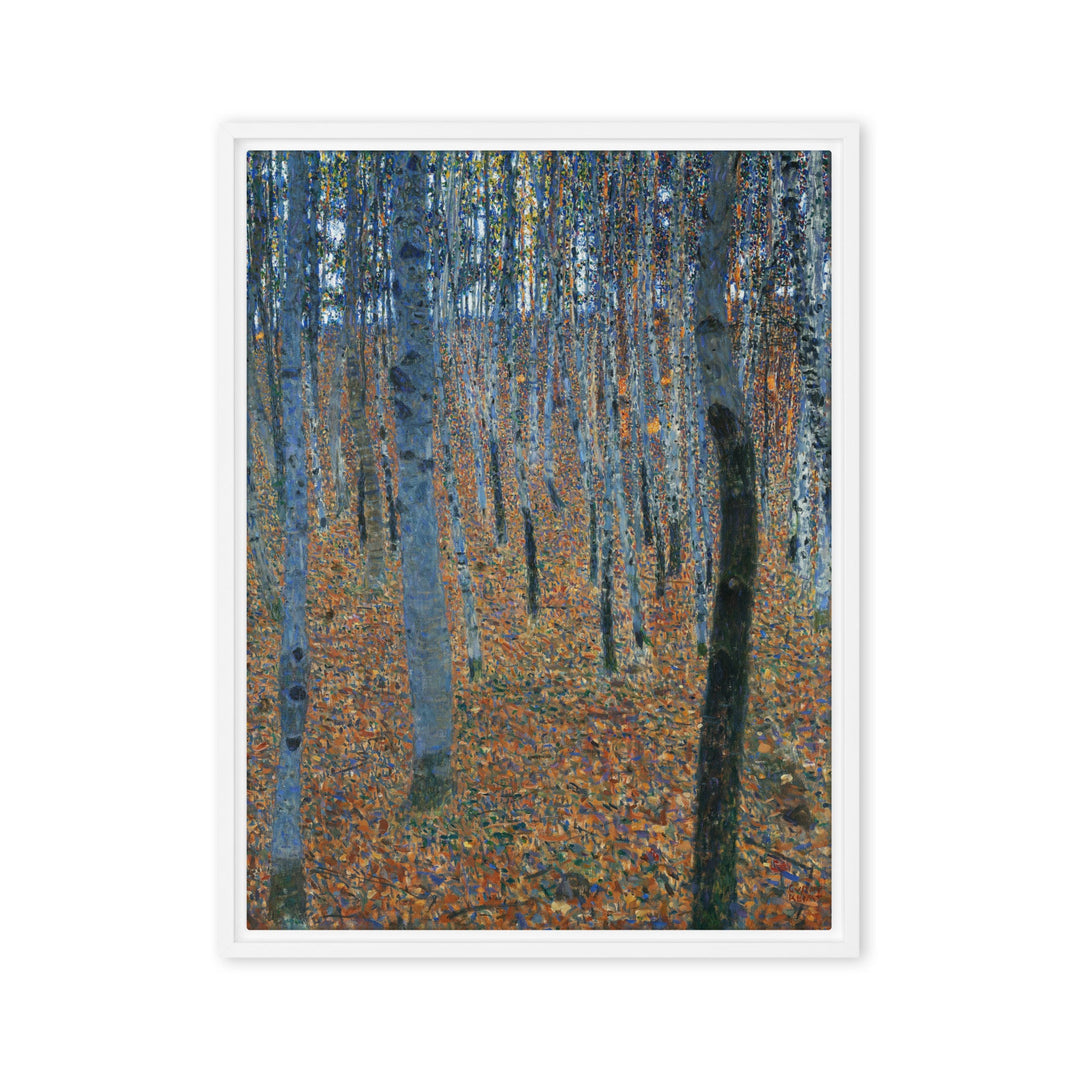 Leinwand - Gustav Klimt, Buchenwald Weiß / 61x81 cm (24″×32″) artlia