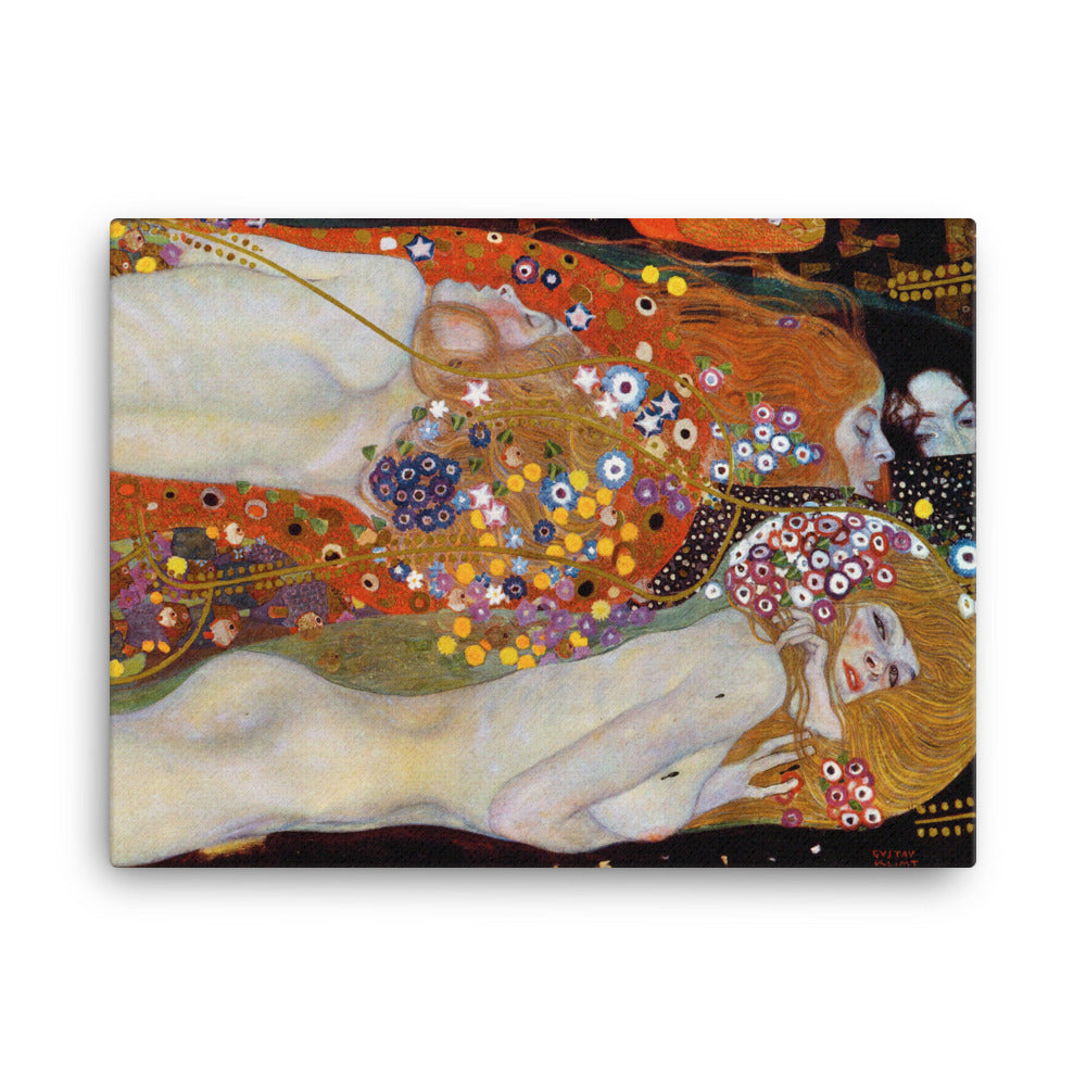 Gerahmte Leinwand - Gustav Klimt, Wasserschlangen II Gustav Klimt ohne Rahmen / 30x41 cm (12″×16″) artlia