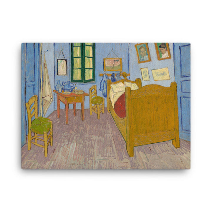 Gerahmte Leinwand - Van Gogh, Das Schlafzimmer in Arles Vincent van Gogh ohne Rahmen / 30x41 cm (12″×16″) artlia