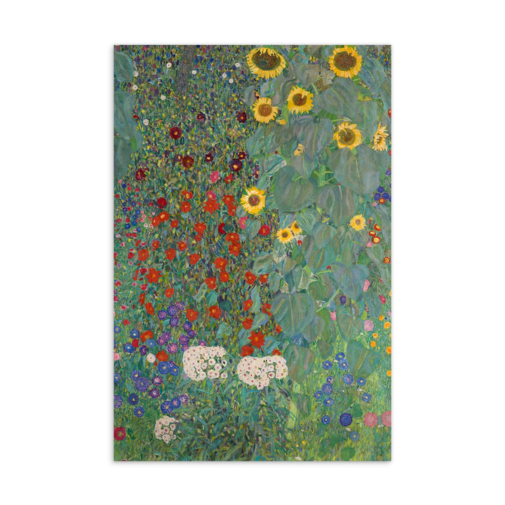 Gustav Klimt, Garten mit Sonnenblumen - Postkarte Gustav Klimt artlia