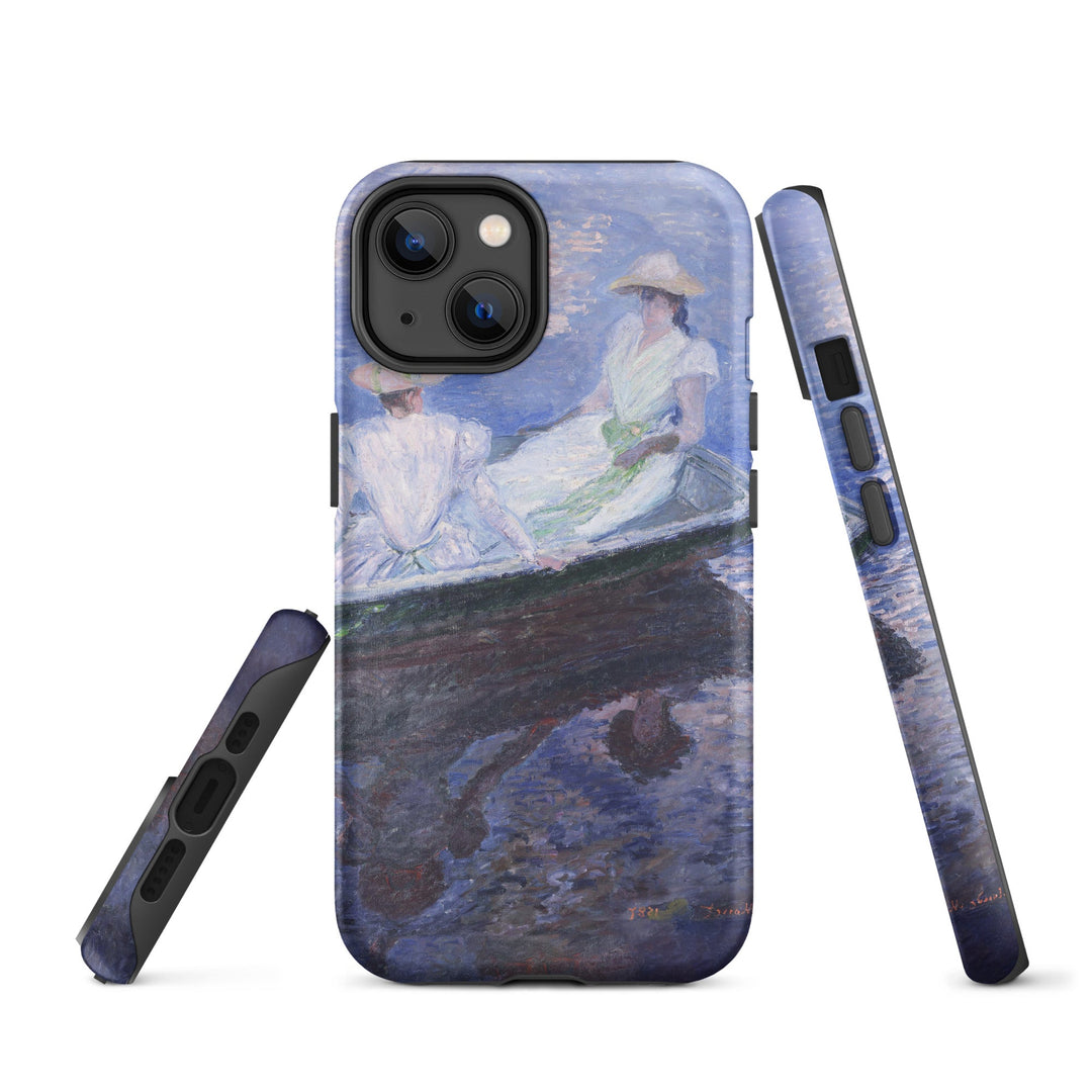 Hardcase iPhone® Handyhülle - Claude Monet, On the Boat Claude Monet iPhone 14 artlia