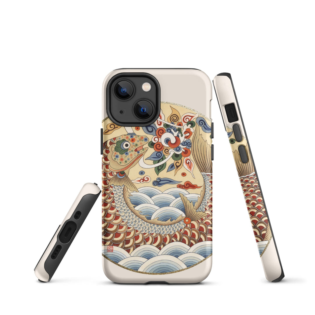 Hardcase iPhone® Handyhülle - Karpfen wird Drache Kuratoren von artlia iPhone 13 mini artlia