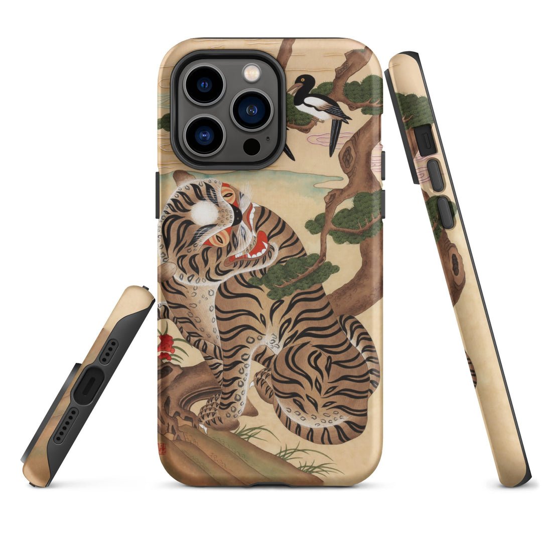 Hardcase iPhone® Handyhülle - Tiger und Elster Kuratoren von artlia iPhone 14 Pro Max artlia