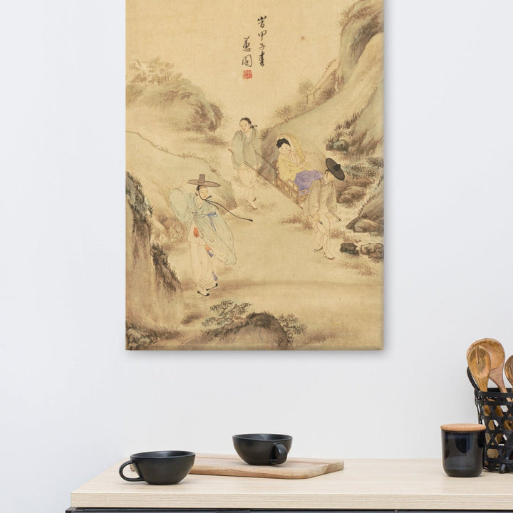 Leinwand - Der Abschied unter der Kiefer, Hyewon artlia