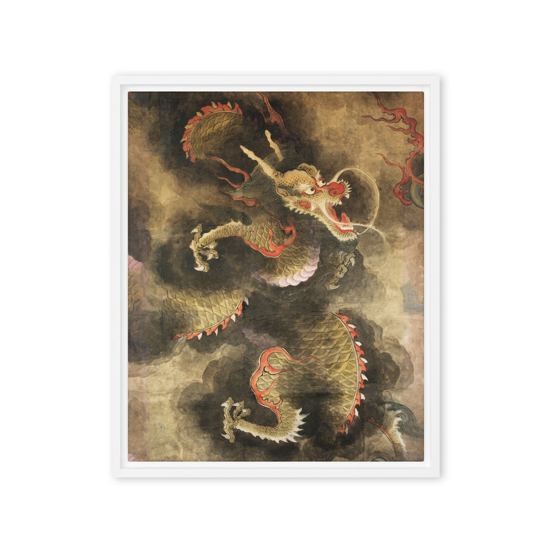 Leinwand - Der Heilige Blaue Drache Kuratoren von artlia Weiß / 41x51 cm (16″×20″) artlia
