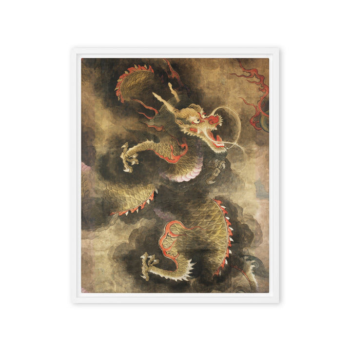 Leinwand - Der Heilige Blaue Drache Kuratoren von artlia Weiß / 41x51 cm (16″×20″) artlia