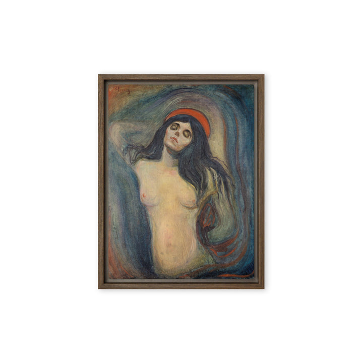 Leinwand - Edvard Munch, Madonna Edvard Munch Braun / 31x41 cm (12″×16″) artlia