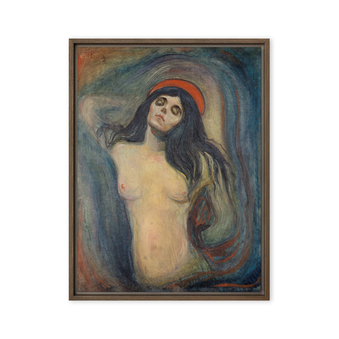 Leinwand - Edvard Munch, Madonna Edvard Munch Braun / 61x81 cm (24″×32″) artlia