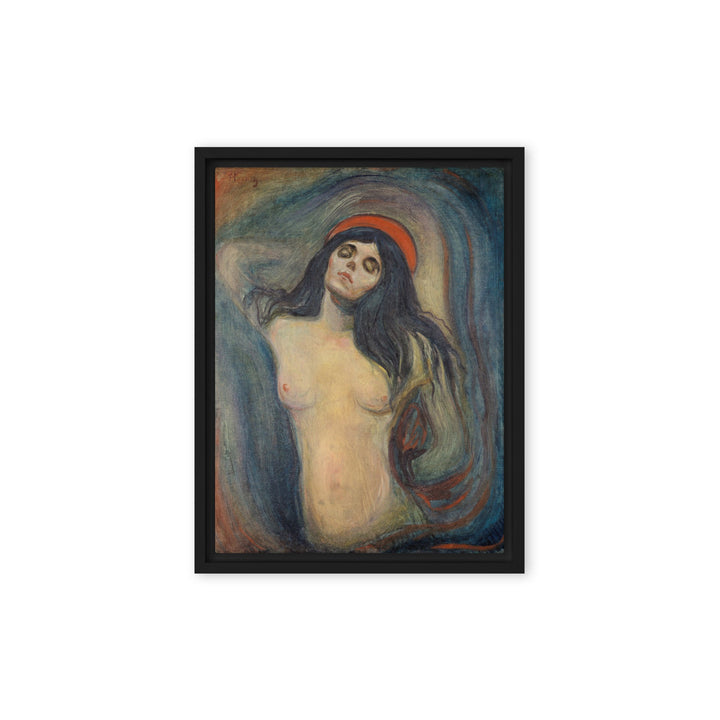 Leinwand - Edvard Munch, Madonna Edvard Munch Schwarz / 31x41 cm (12″×16″) artlia
