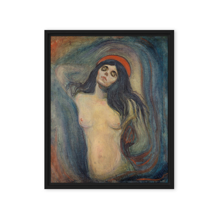 Leinwand - Edvard Munch, Madonna Edvard Munch Schwarz / 41x51 cm (16″×20″) artlia