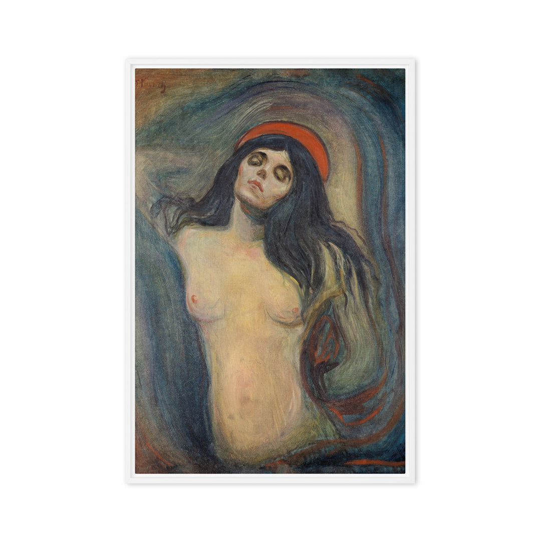 Leinwand - Edvard Munch, Madonna Edvard Munch Weiß / 61x91 cm (24″×36″) artlia