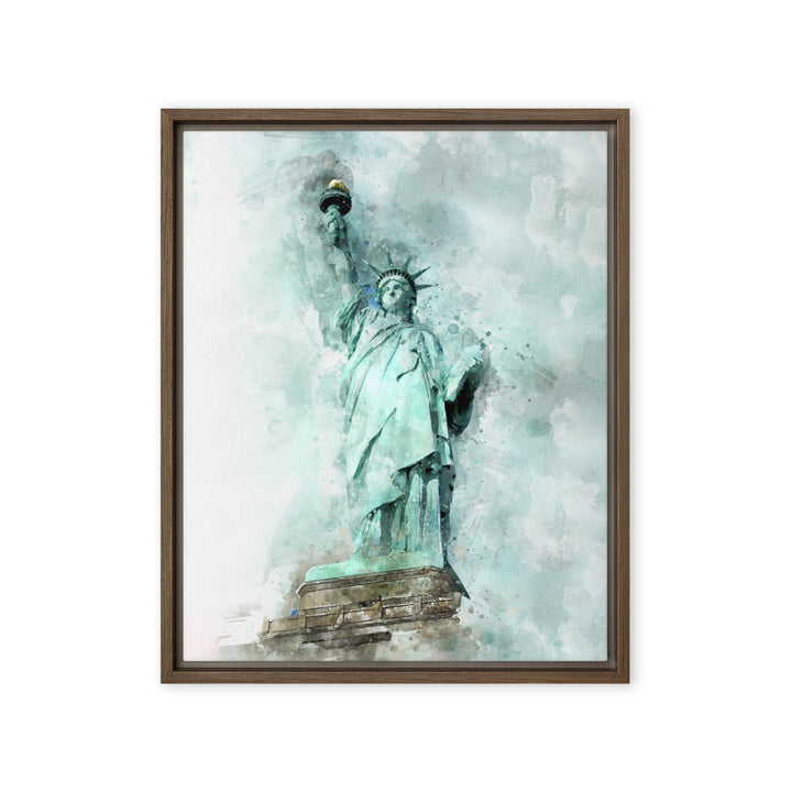 Leinwand - Freiheitsstatue Kuratoren von artlia Braun / 41x51 cm (16″×20″) artlia
