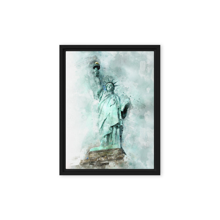 Leinwand - Freiheitsstatue Kuratoren von artlia Schwarz / 31x41 cm (12″×16″) artlia