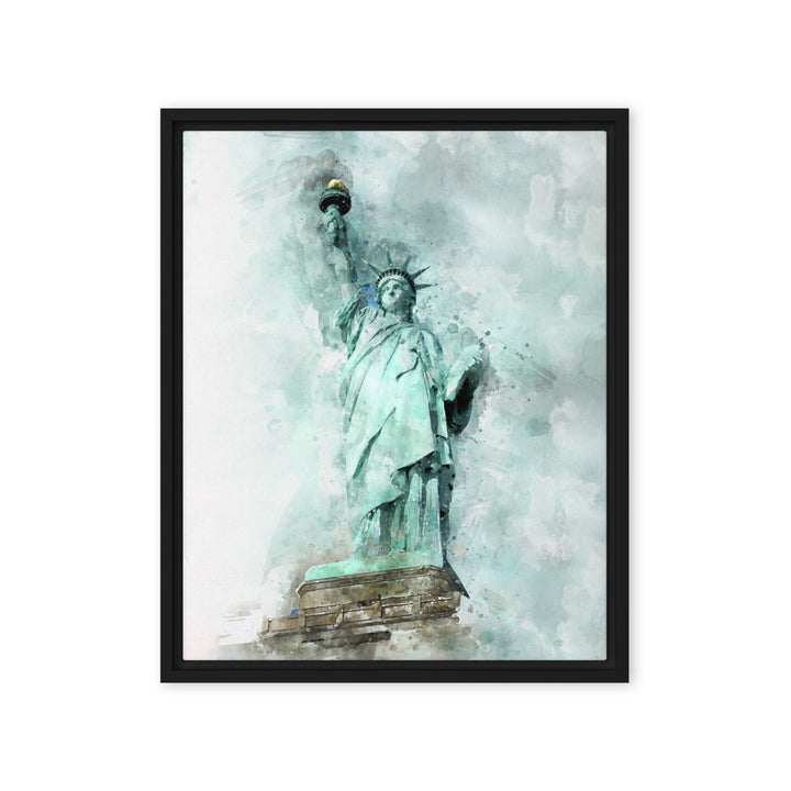 Leinwand - Freiheitsstatue Kuratoren von artlia Schwarz / 41x51 cm (16″×20″) artlia
