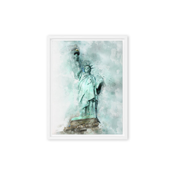 Leinwand - Freiheitsstatue Kuratoren von artlia Weiß / 31x41 cm (12″×16″) artlia