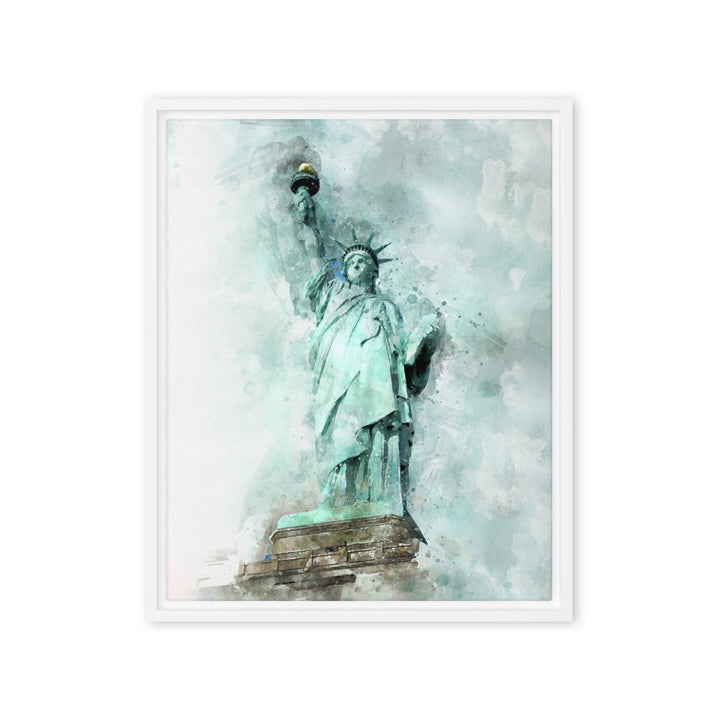 Leinwand - Freiheitsstatue Kuratoren von artlia Weiß / 41x51 cm (16″×20″) artlia