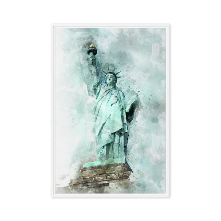 Leinwand - Freiheitsstatue Kuratoren von artlia Weiß / 51x76 cm (20″×30″) artlia
