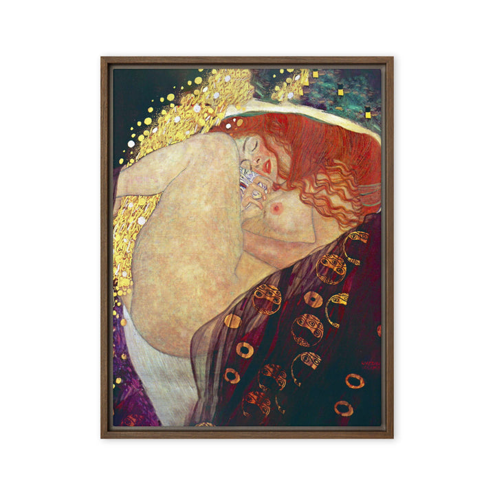 Leinwand - Gustav Klimt, Danae Gustav Klimt Braun / 46x61 cm (18″×24″) artlia