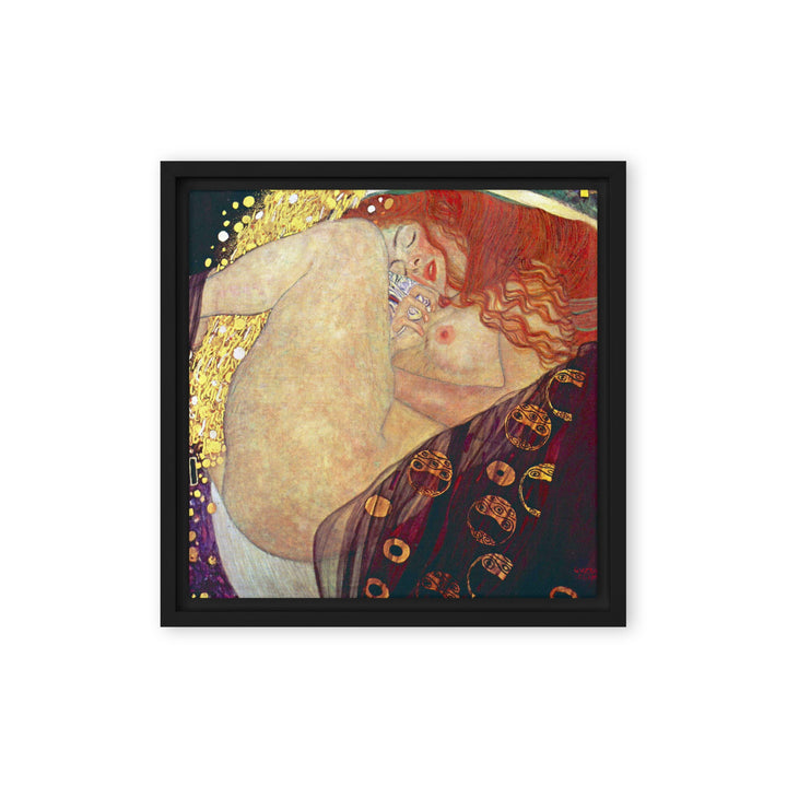 Leinwand - Gustav Klimt, Danae Gustav Klimt Schwarz / 30x30 cm (12″×12″) artlia