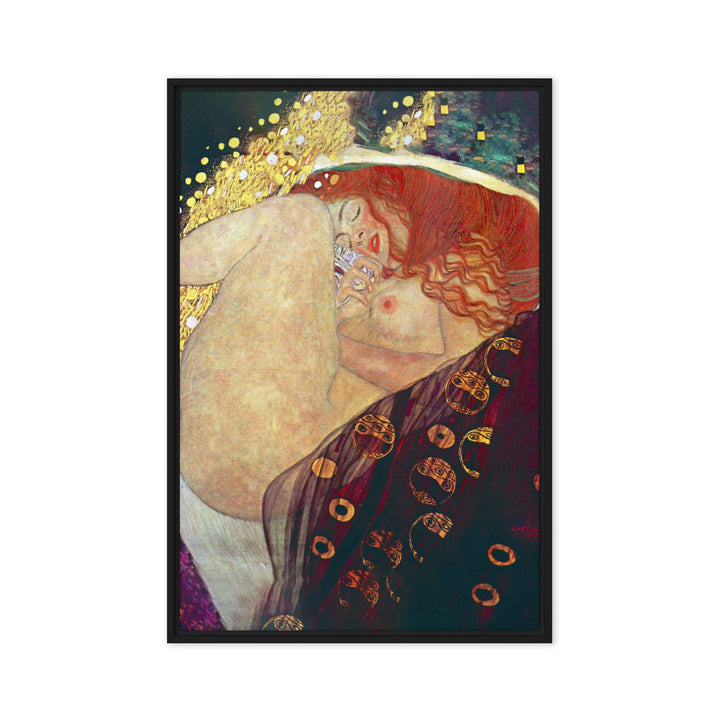 Leinwand - Gustav Klimt, Danae Gustav Klimt Schwarz / 61x91 cm (24″×36″) artlia