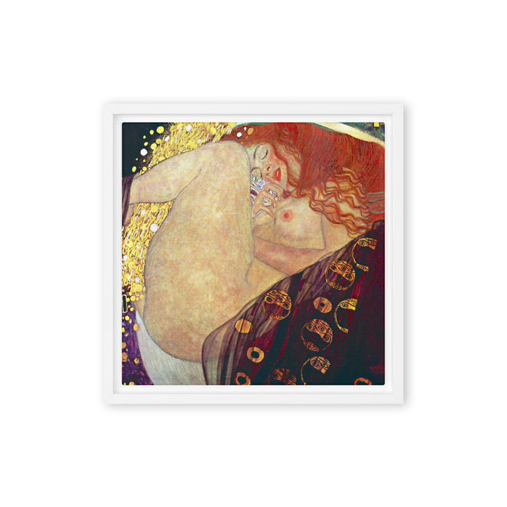 Leinwand - Gustav Klimt, Danae Gustav Klimt Weiß / 30x30 cm (12″×12″) artlia
