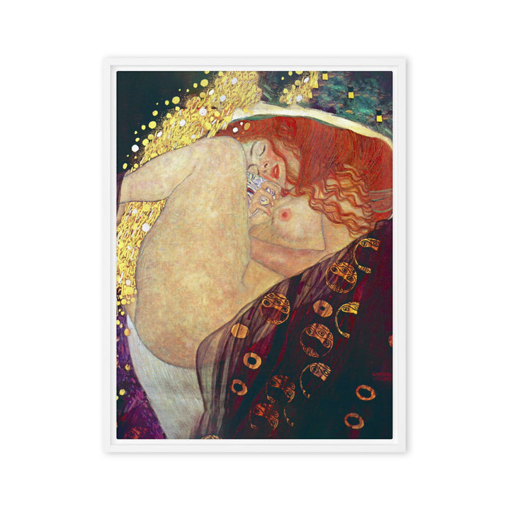 Leinwand - Gustav Klimt, Danae Gustav Klimt Weiß / 46x61 cm (18″×24″) artlia