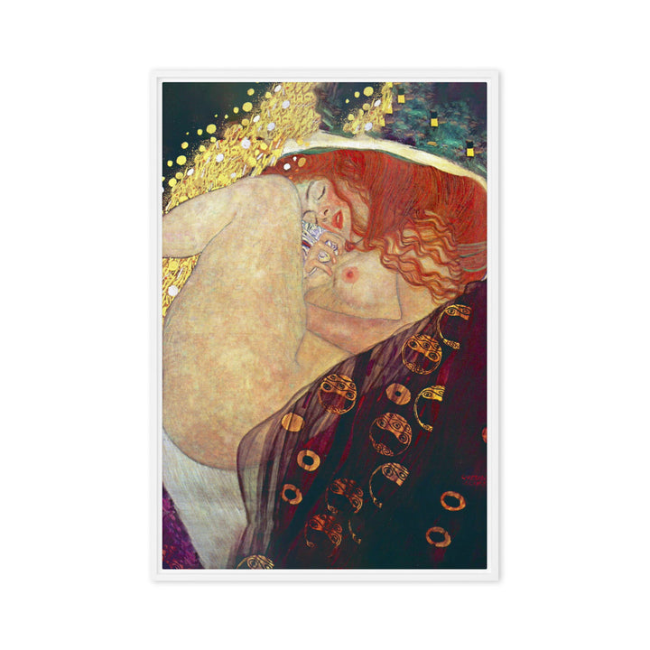 Leinwand - Gustav Klimt, Danae Gustav Klimt Weiß / 61x91 cm (24″×36″) artlia