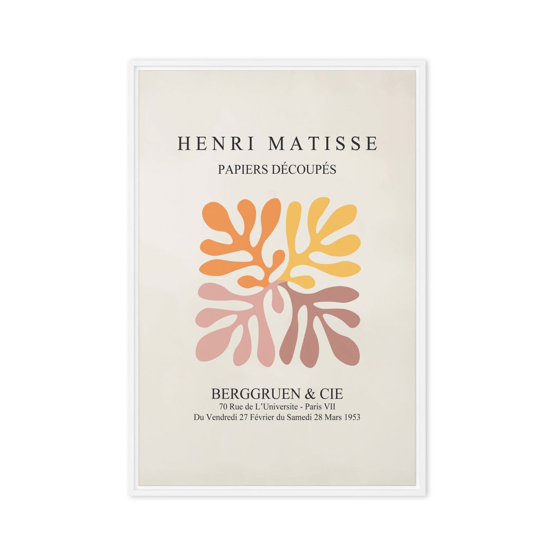 Leinwand - Henri Matisse, Papier Découpés bunte Blätter Henri Matisse ohne Rahmen / 61x91 cm (24″×36″) artlia