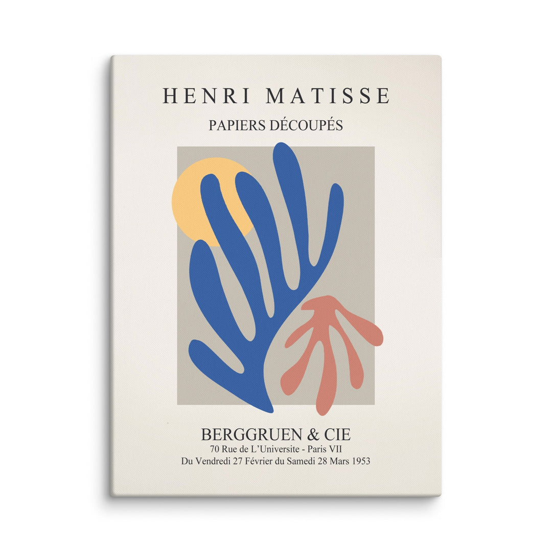 Leinwand - Henri Matisse, Papier Découpés bunter Garten Henri Matisse ohne Rahmen / 31x41 cm (12″×16″) artlia