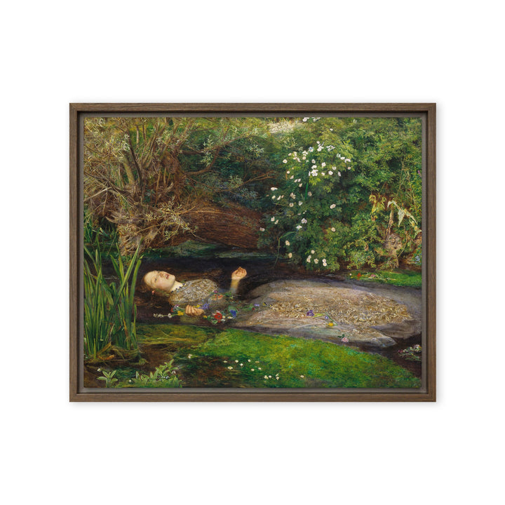 Leinwand - John Everett Millais, Ophelia John Everett Millais Braun / 41x51 cm (16″×20″) artlia