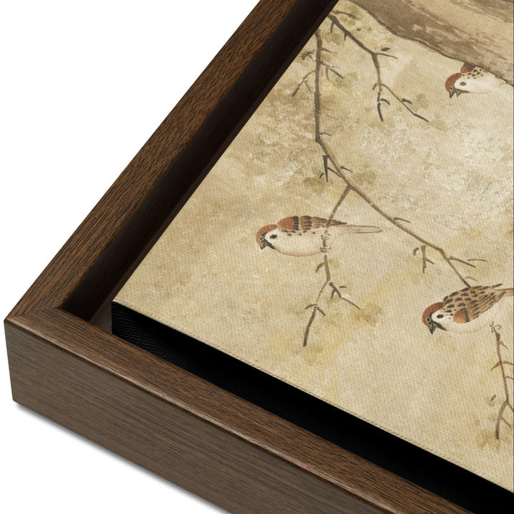 Leinwand - Katze und Spatzen, Byeon Sang-byeok Byeon Sang-byeok artlia