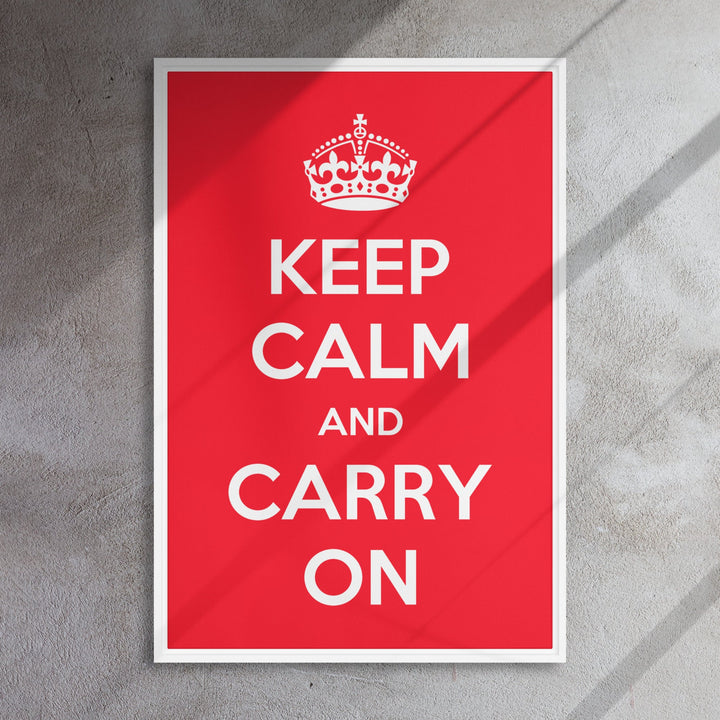 Leinwand - Keep Calm and Carry on British Government artlia