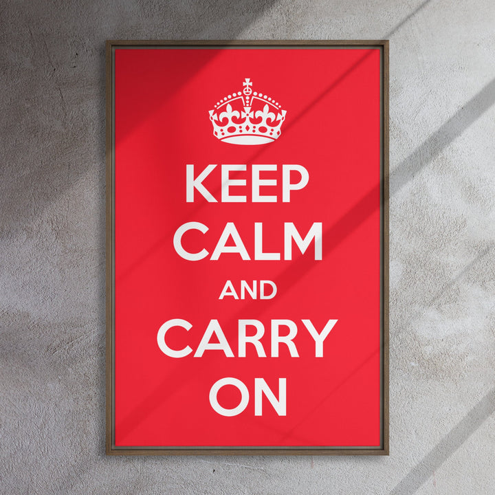 Leinwand - Keep Calm and Carry on British Government artlia