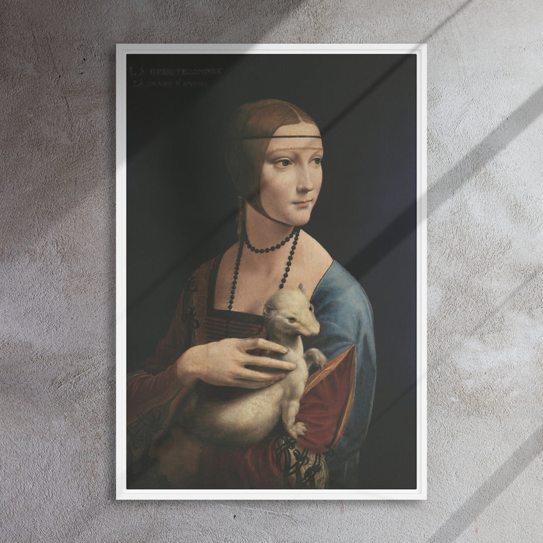 Leinwand - Leonardo da Vinci, Dame mit dem Hermelin Leonardo da Vinci artlia