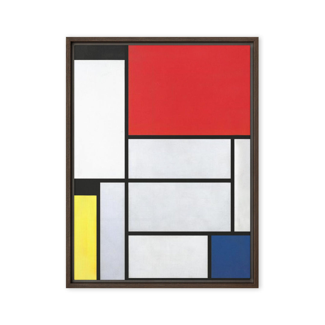 Leinwand - Mondrian, Tableau I Piet Mondrian Braun / 46x61 cm (18″×24″) artlia