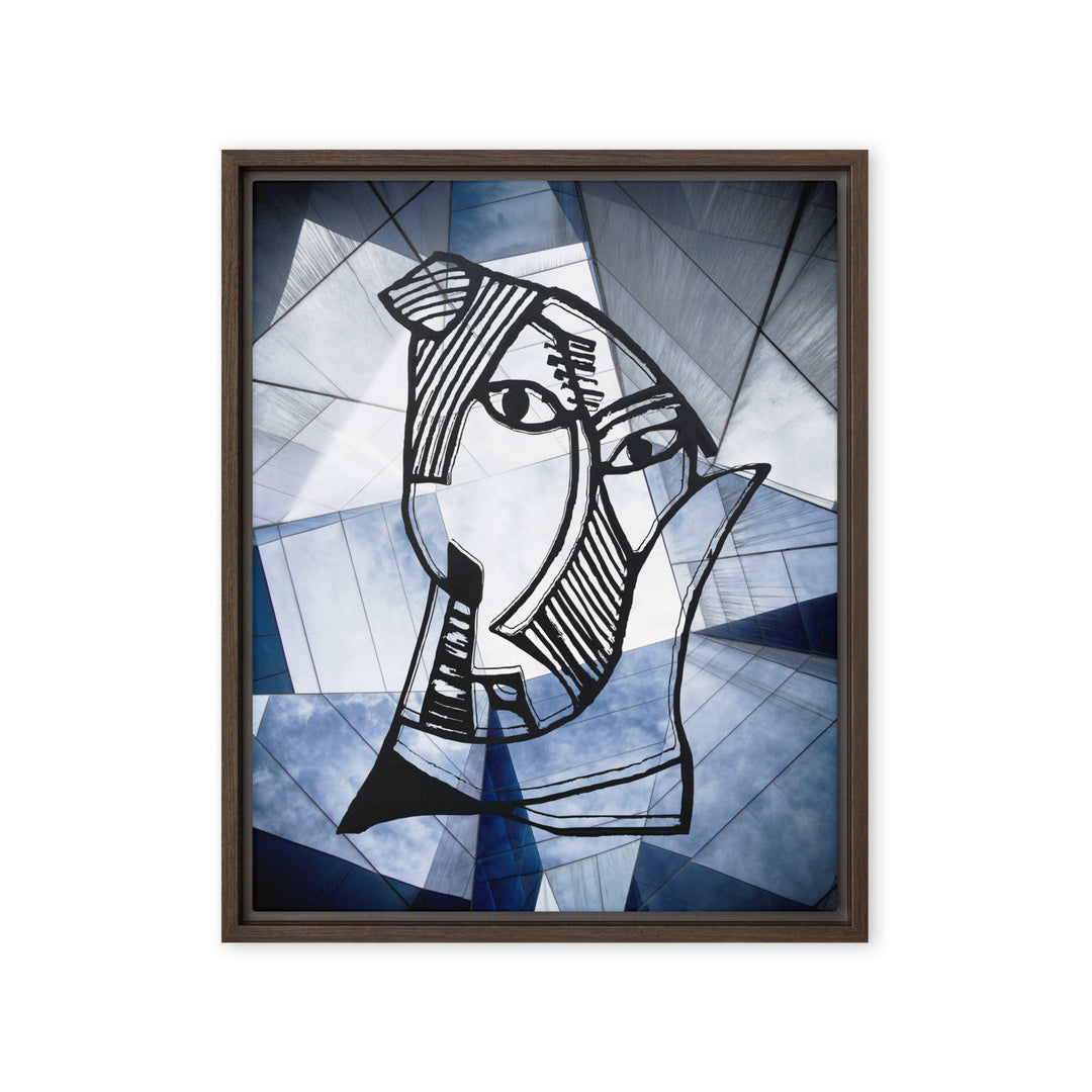 Leinwand - Pablo Picasso, Les Demoiselles d’Avignon, Geometry Pablo Picasso Braun / 41x51 cm (16″×20″) artlia