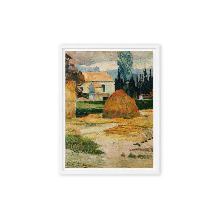 Leinwand - Paul Gauguin, Landschaft bei Arles Paul Gauguin Weiß / 31x41 cm (12″×16″) artlia